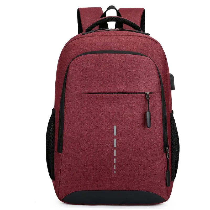 Sac à dos 2 compartiments coloris rouge