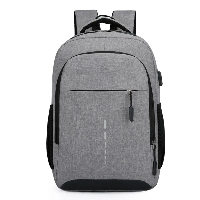Sac à dos 2 compartiments coloris gris