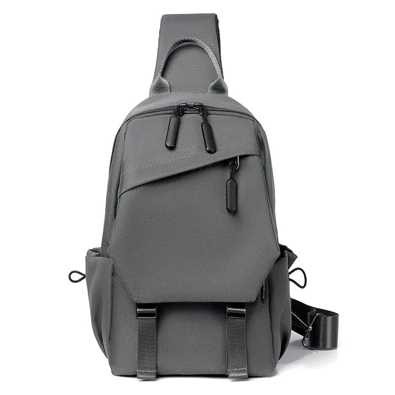 Sac de Poitrine pour homme coloris gris