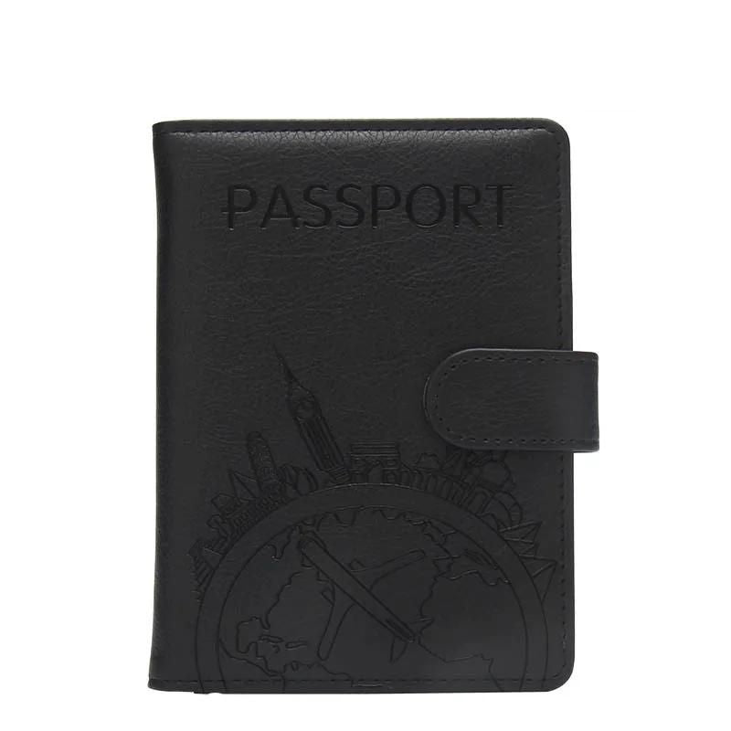 pochette de passeport coloris noir