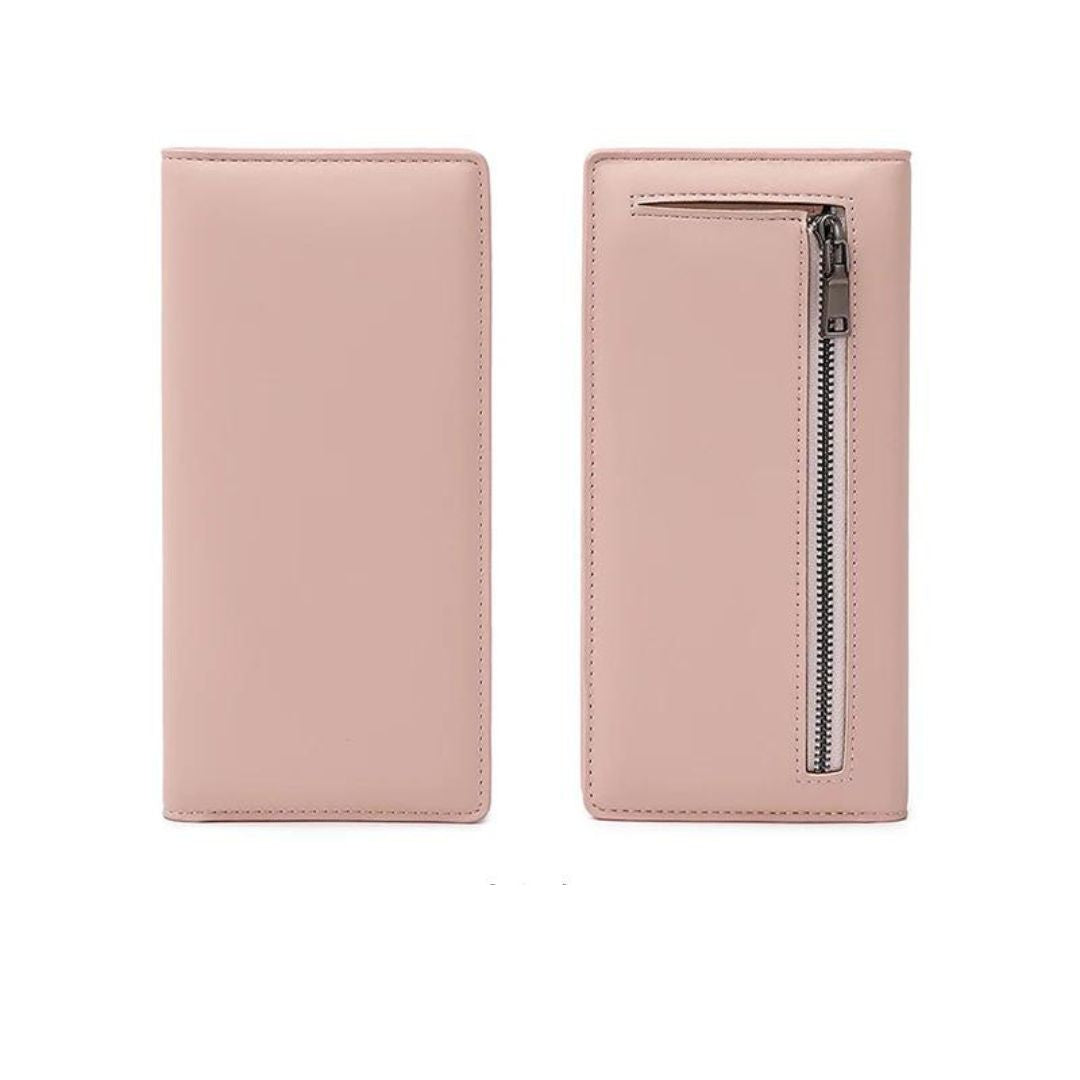 pochette de voyage pour billets et documents couleur rose