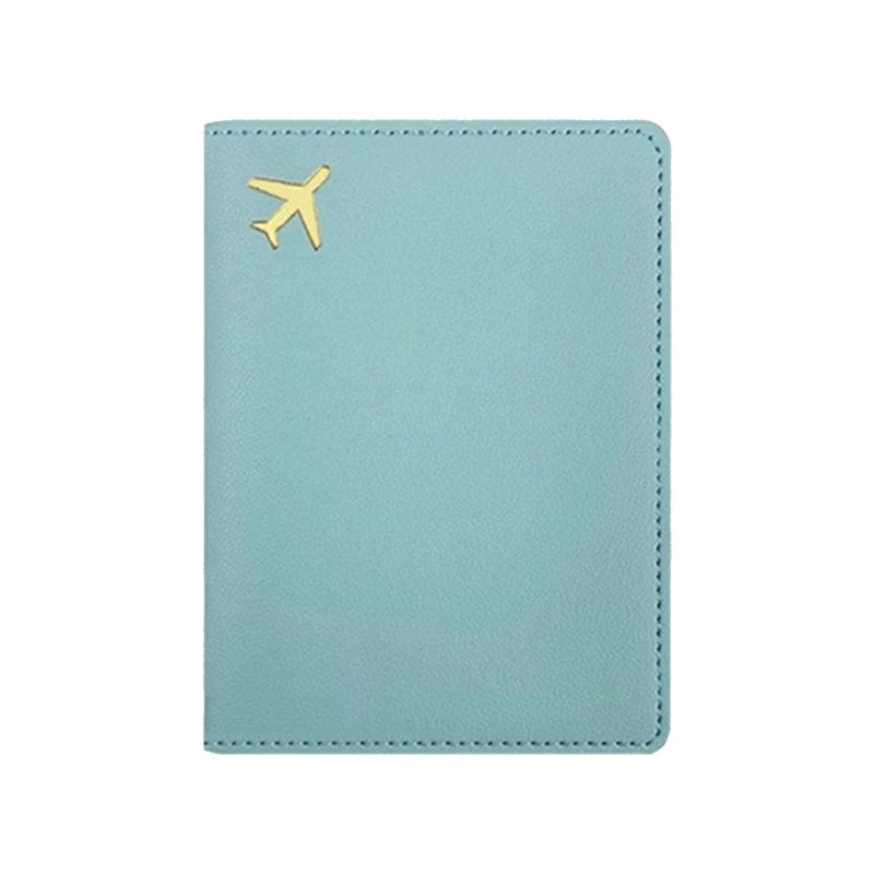 pochette passeport personnalisable vue de face coloris vert
