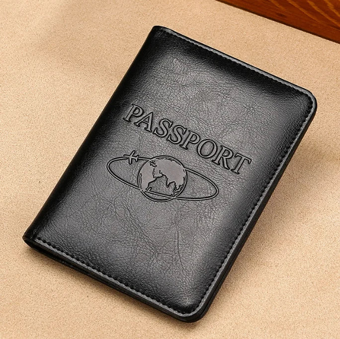 protège passeport couleur noir