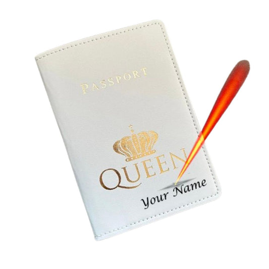 Protège Passeport Personnalisé - King & Queen