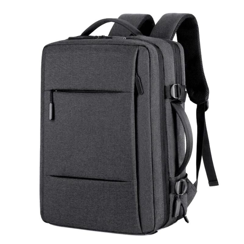 sac à dos 45 36 20 gris foncé vue de profil
