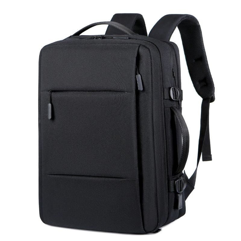 sac à dos 45 36 20 noir vue de profil