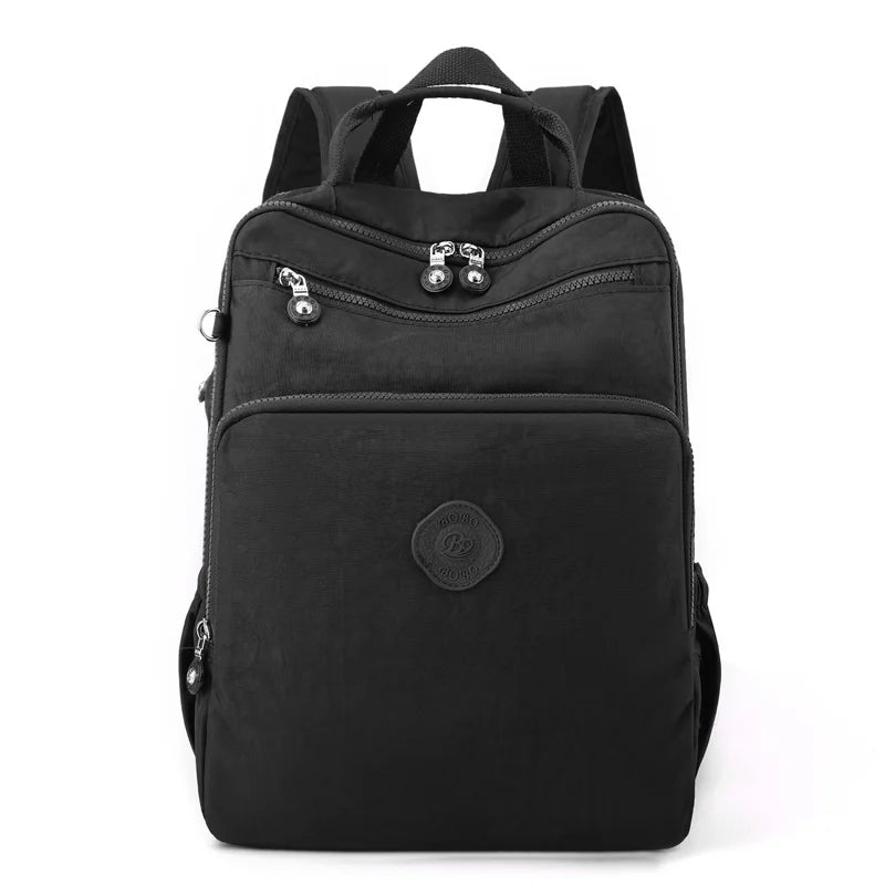 sac à dos en nylon coloris noir