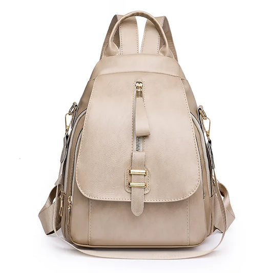 sac à dos ville pour femme coloris crème