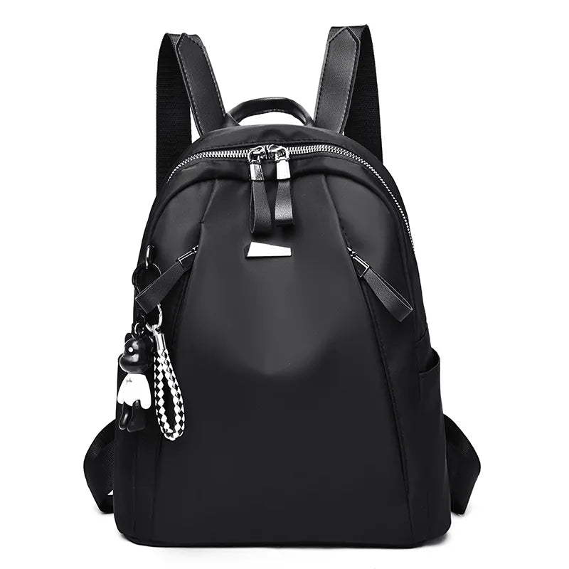 sac à dos anti pickpocket pour femme noir vue de face