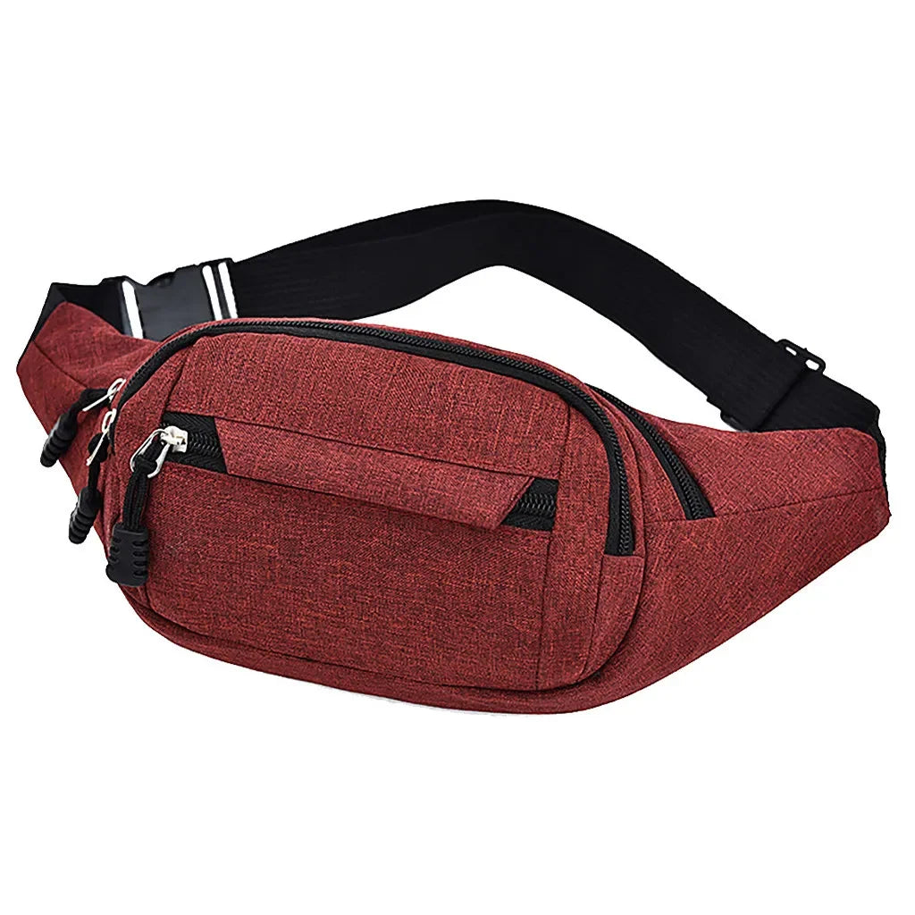 sac banane de voyage couleur rouge