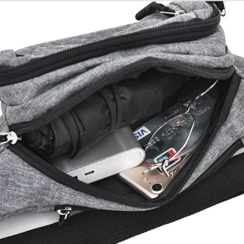sac banane de voyage vue d'intérieur