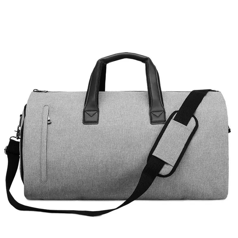 sac de voyage multifonction coloris gris