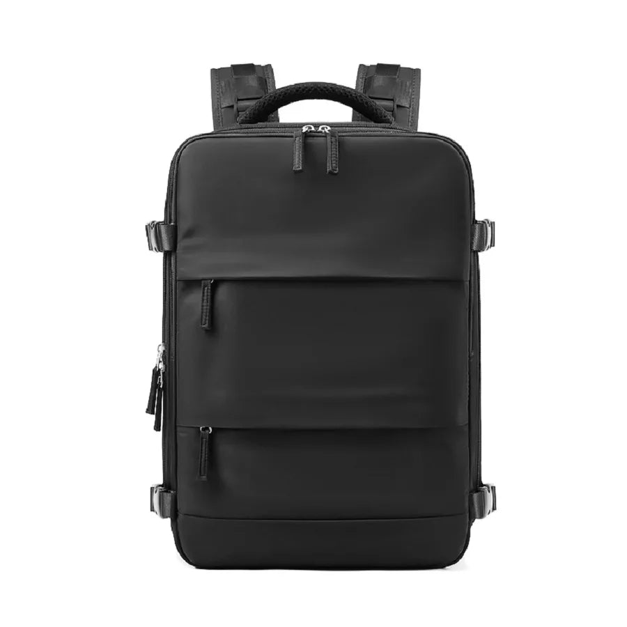 sac à dos avec compartiment pour chaussures noir vue de face