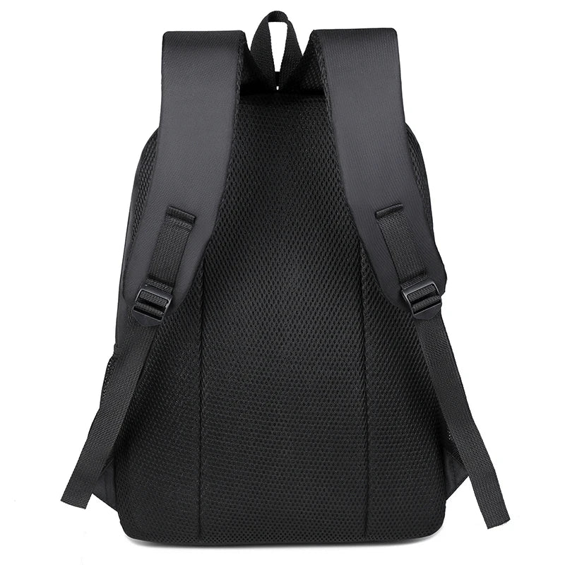 sac à dos homme travail ordinateur vue de l'arrière coloris noir