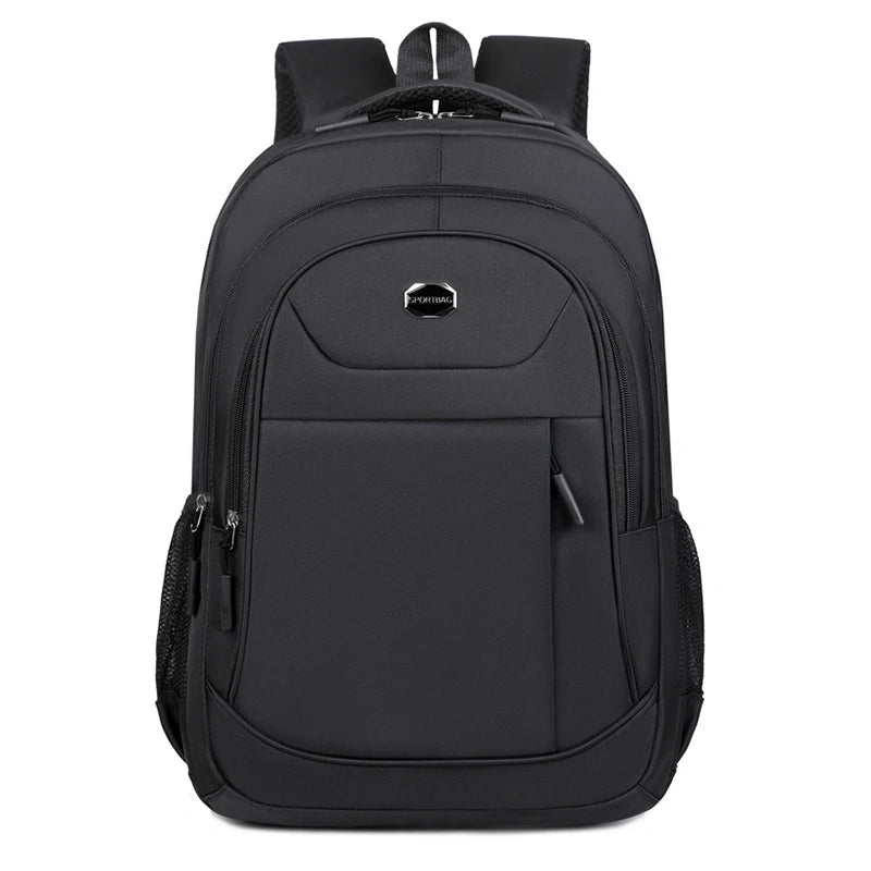 sac à dos homme travail ordinateur vue de face coloris noir
