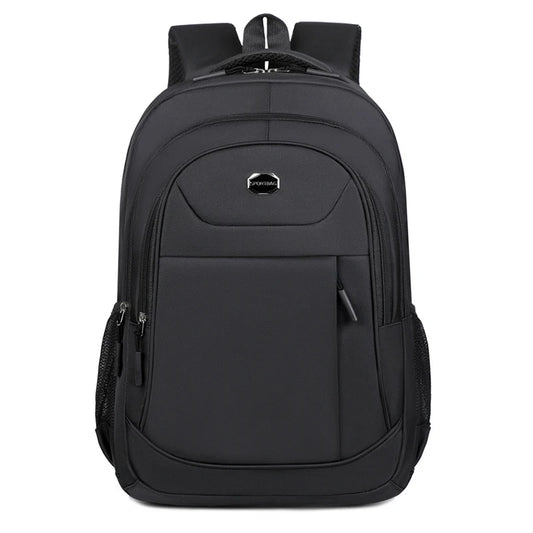 sac à dos homme travail ordinateur vue de face coloris noir