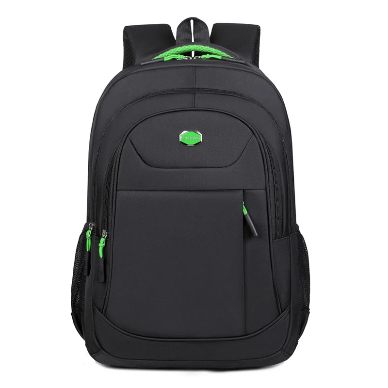 sac à dos homme travail ordinateur vue de face coloris vert