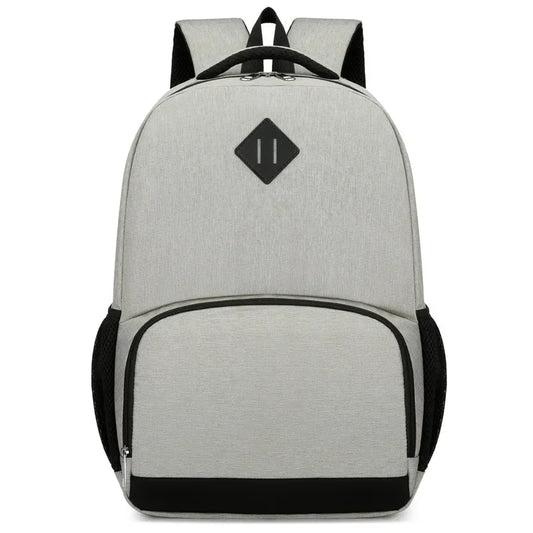 sac à dos ordinateur avec compartiment isotherme gris vue de face