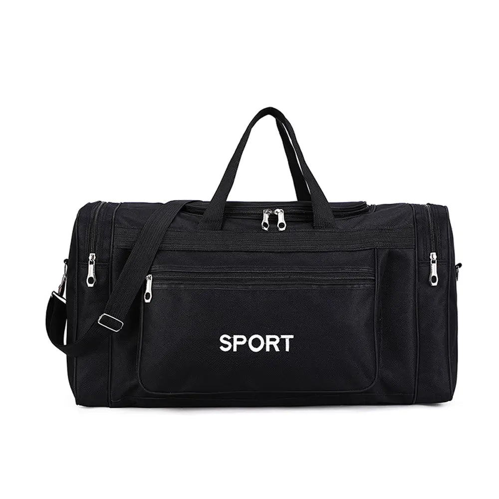 sac de sport de 40 litres vue de face coloris noir