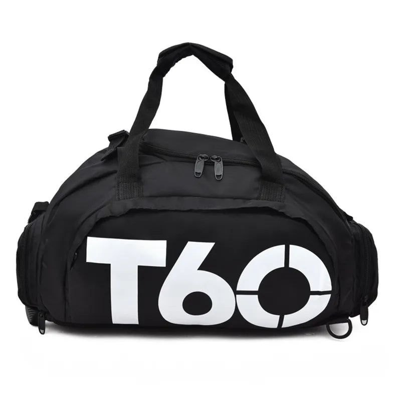 sac de sport avec compartiment chaussure blanc vue de face