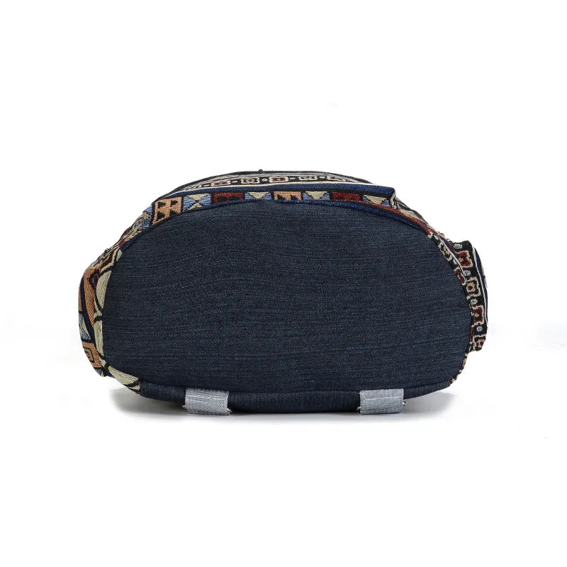 sac à dos en toile pour femme original variante 1 dessous