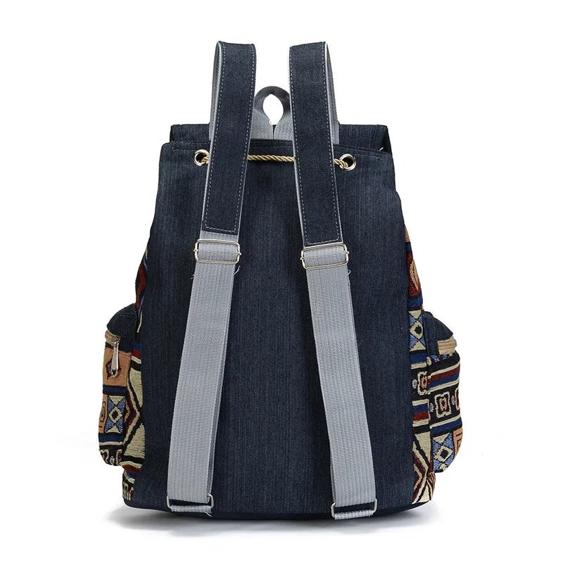 sac à dos en toile pour femme original variante 1 arrière