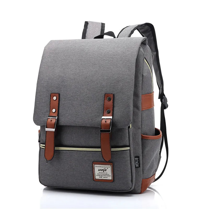 sac pour le travail pour homme chic style vintage vue de profil gris clair