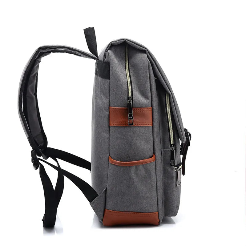 sac pour le travail pour homme chic style vintage vue de côté gris clair