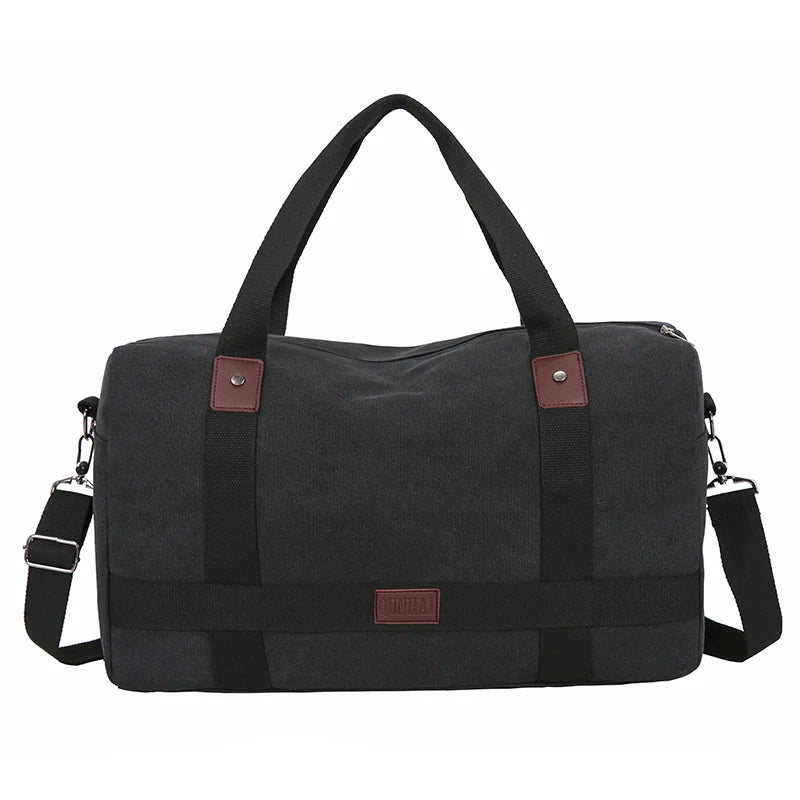 sac voyage toile couleur noir