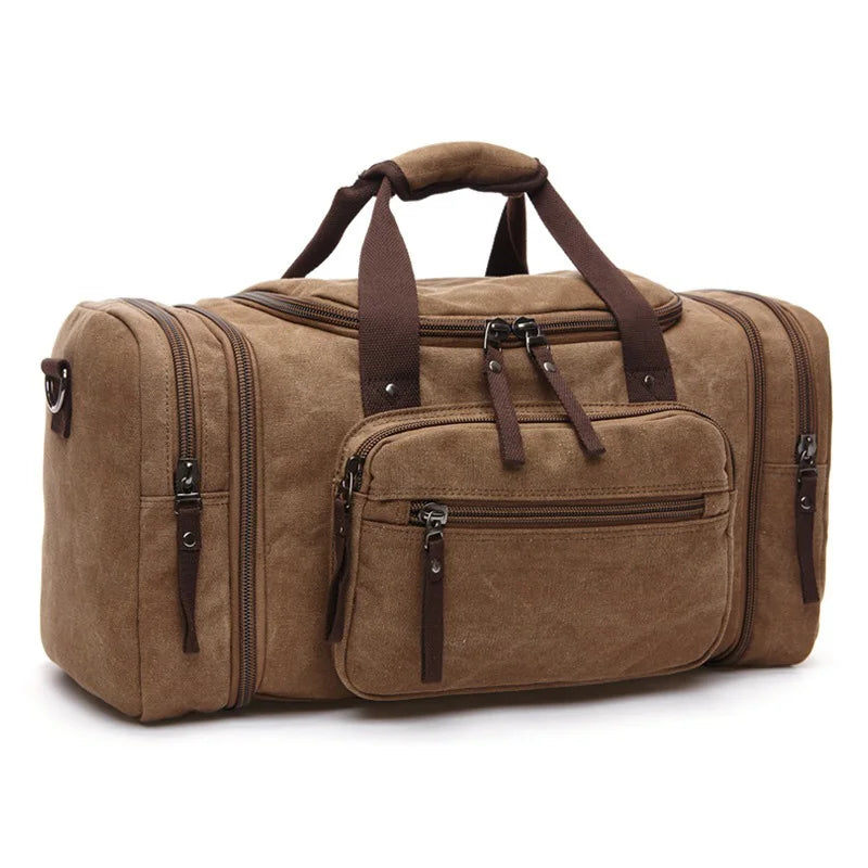 Sac Voyage Vintage coloris café