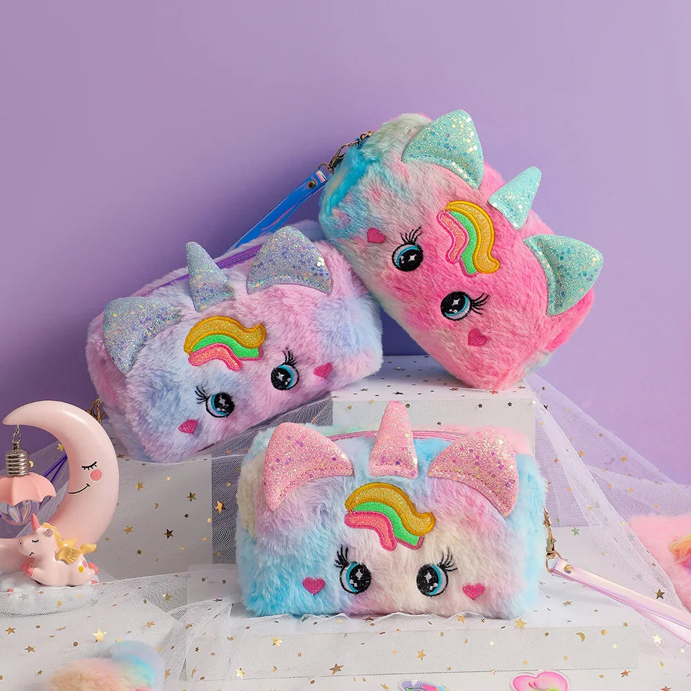 trousse de toilette licorne différentes vues