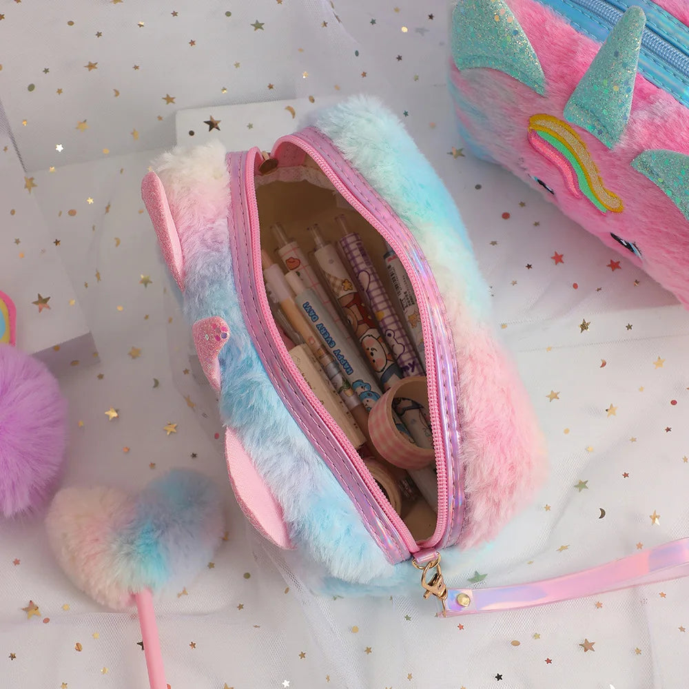 trousse de toilette licorne vue d'intérieur