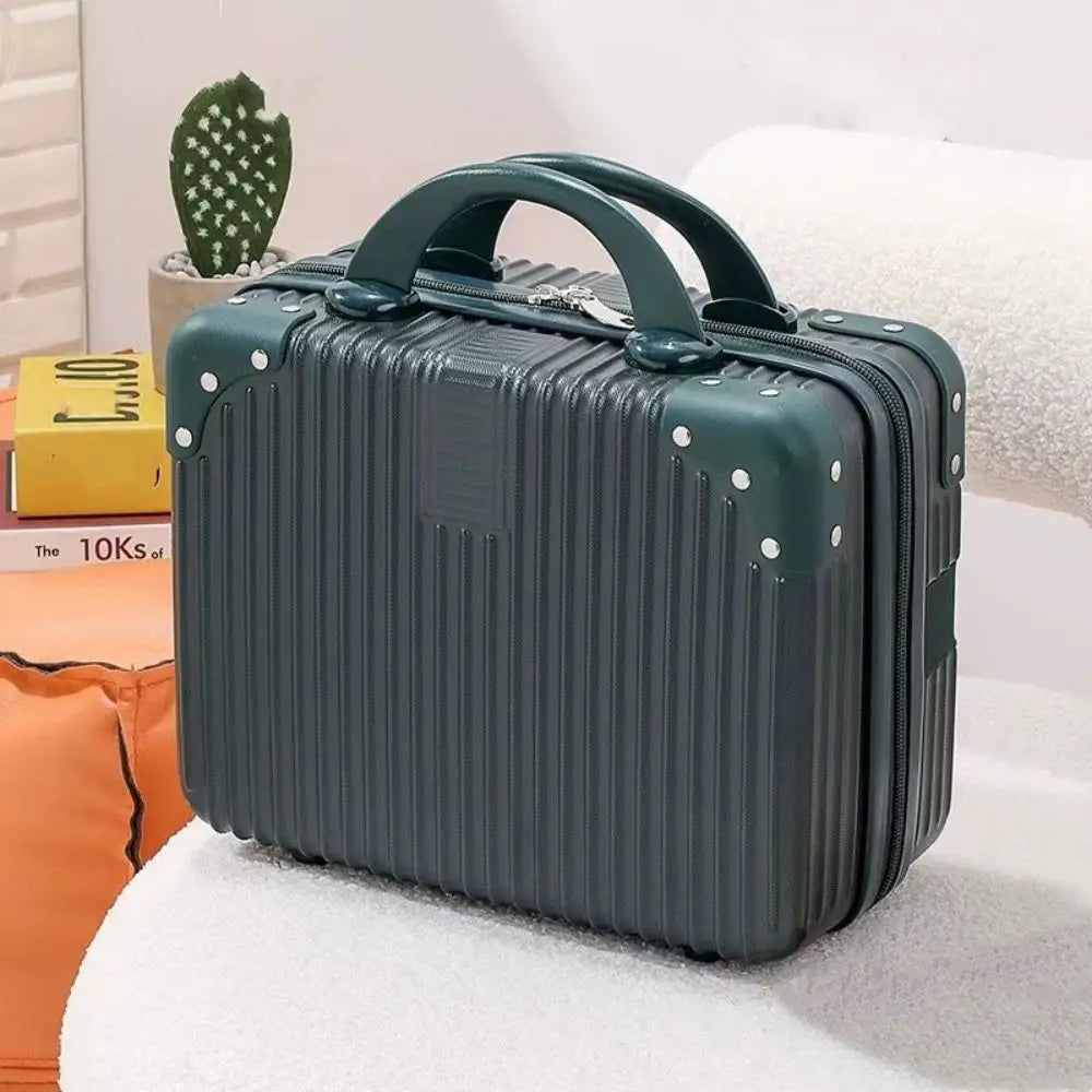 vanity case valise couleur verte foncé