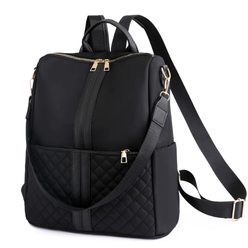 vue de biais du sac à dos de ville femme