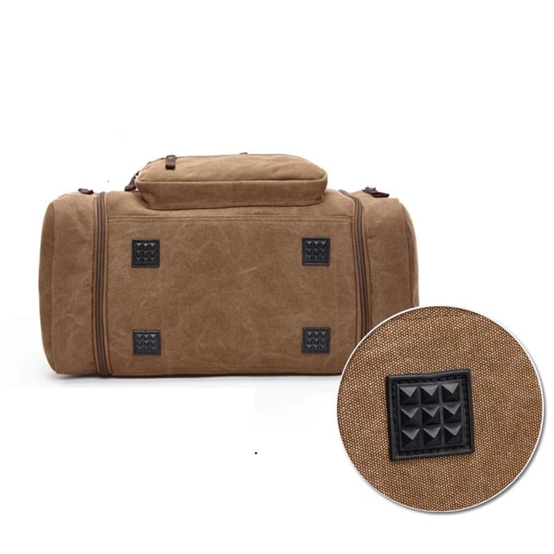 zoom sur le bas du Sac Voyage Vintage
