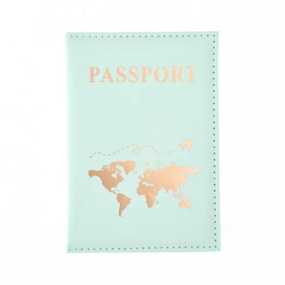 Protège passeport femme coloris vert
