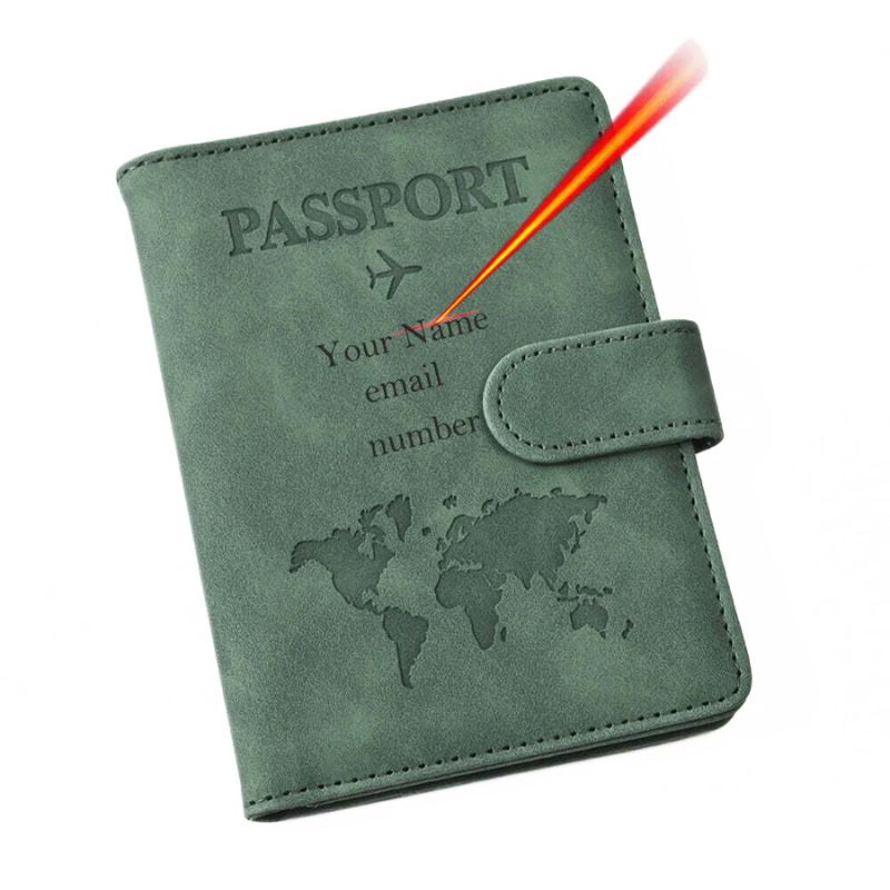 Étui Passeport Personnalisable - Mappemonde