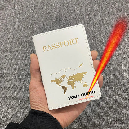 Étui Passeport Personnalisé coloris blanc