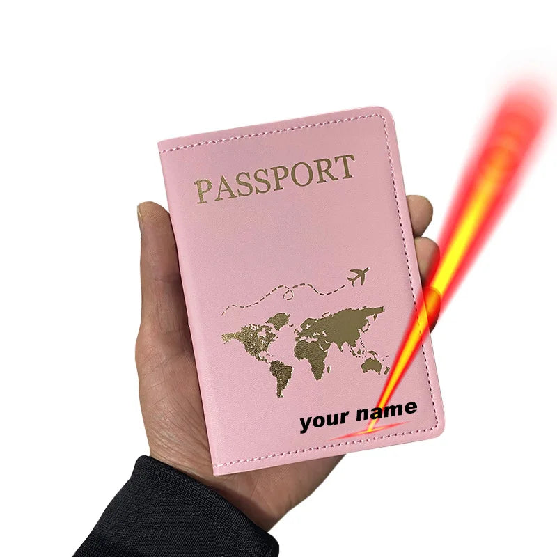 Étui Passeport Personnalisé coloris rose