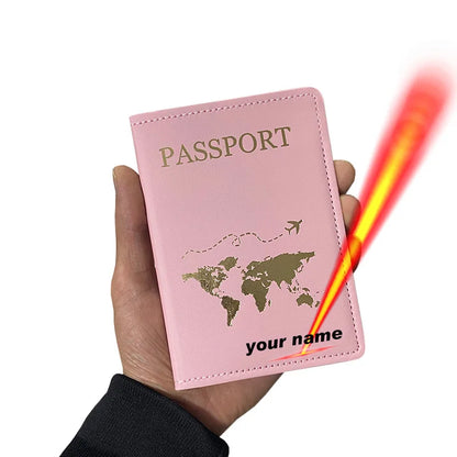 Étui Passeport Personnalisé coloris rose