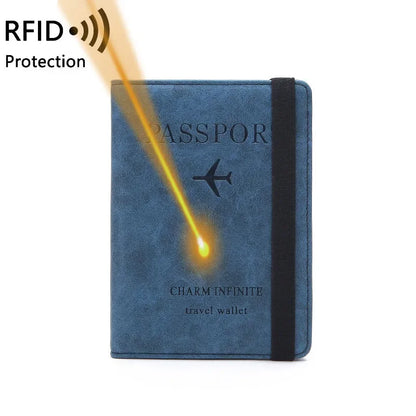 étui passeport personnalisé prénom couleur bleu