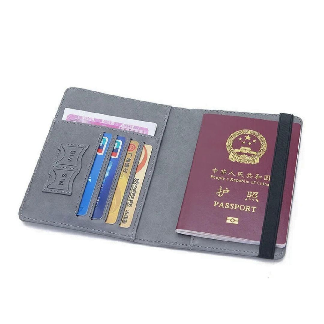 étui passeport personnalisé prénom vue d'intérieur