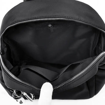 mini sac à dos noir vue d'intérieur
