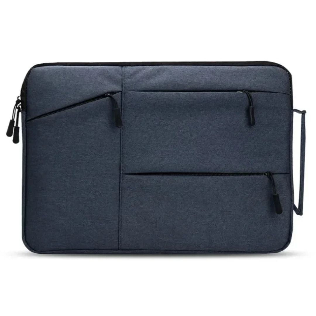 pochette ordinateur macbook air couleur bleu foncé