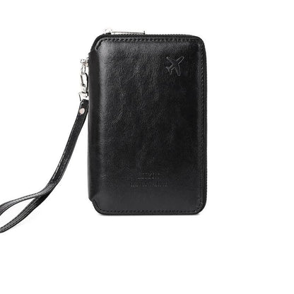 Portefeuille RFID Sécurisé pour Espèces et Cartes coloris noir