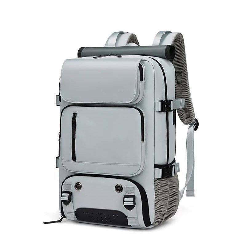 sac à dos avec rangement couleur gris