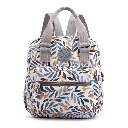 sac à dos en tissus femme coloris blanc