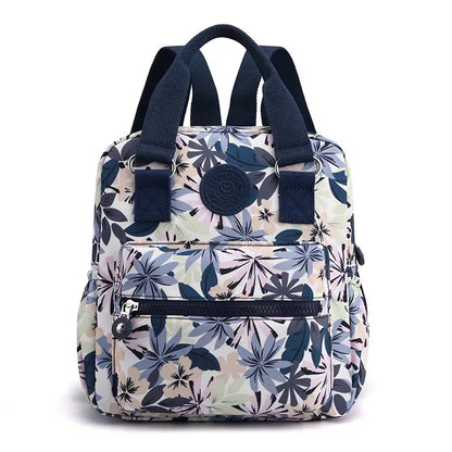 sac à dos en tissus femme coloris bleu