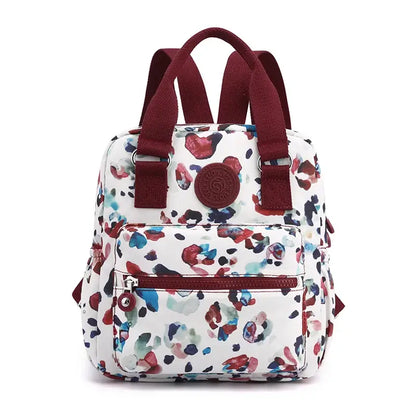 sac à dos en tissus femme coloris rouge
