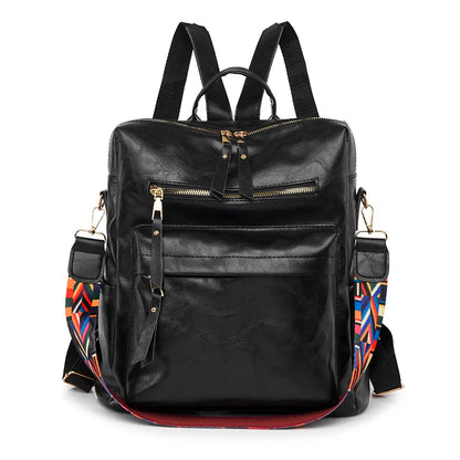 sac à dos femme vintage coloris noir
